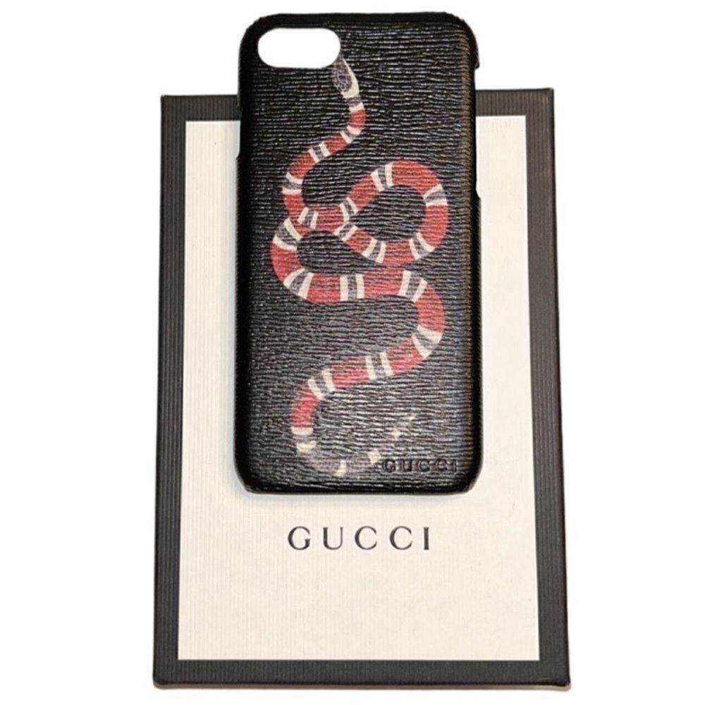 Authentic Gucci Snake iPhone 7/8 Red & Black Phone Case